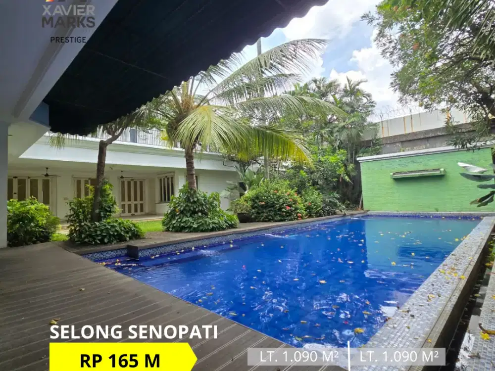 FOR SALE RUMAH MEWAH SIAP HUNI DI SELONG SENOPATI KEBAYORAN BARU JAKARTA SELATAN
