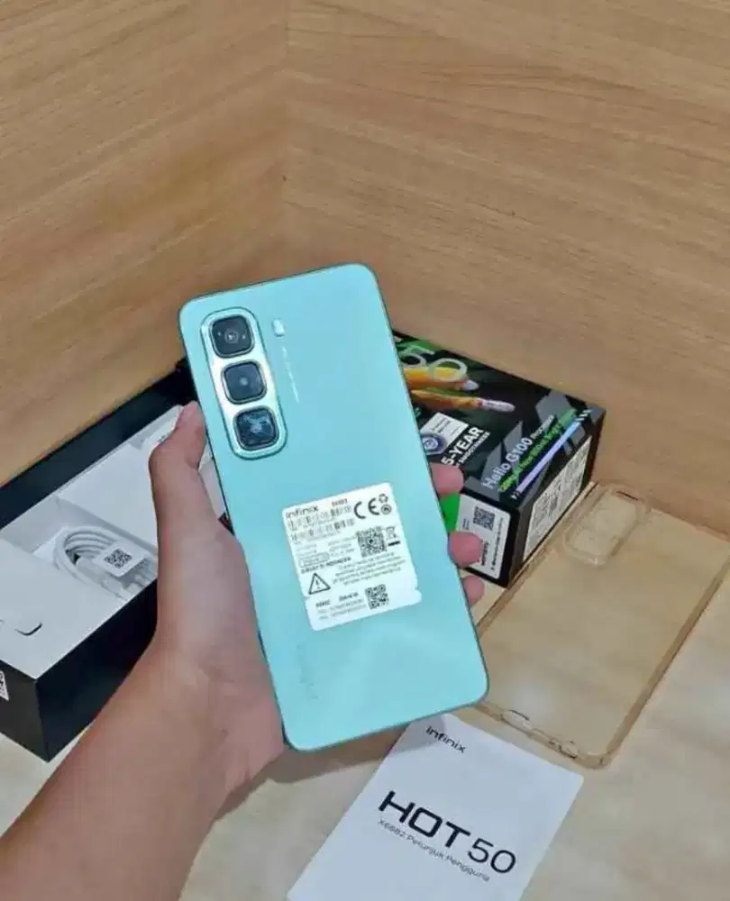 Di jual hp Infinix hot 50 fullset pemakaian pribadi