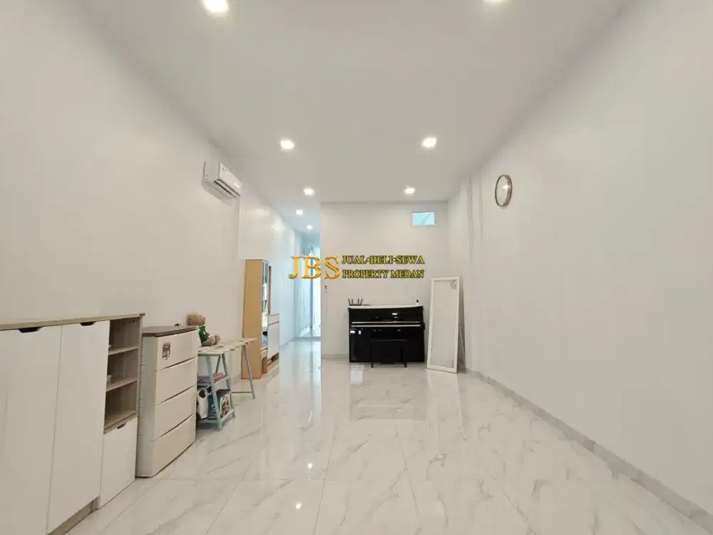 Rumah Baru Renovasi Dijual di Komplek Adam Malik Riverside Medan Jalan Sekata