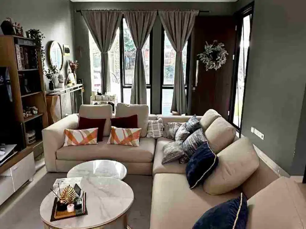 dijual rumah resort sudah renovasi di the avani bsd city