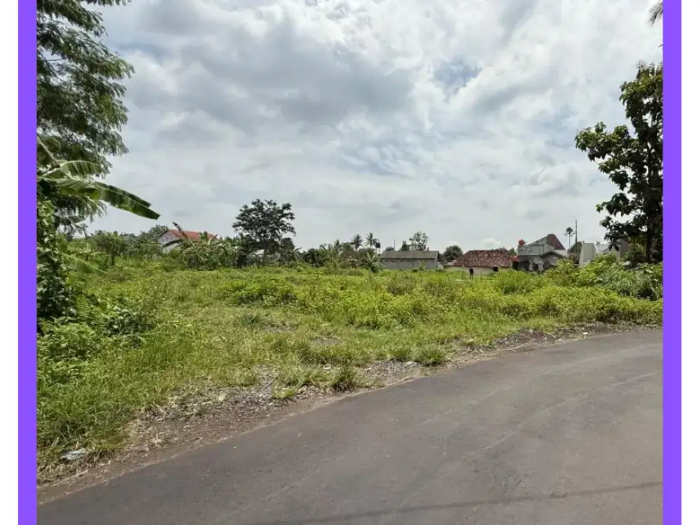 Dijual Tanah Siap Bangun Jalan Bias Kaliurang Jogja SHM Pekarangan