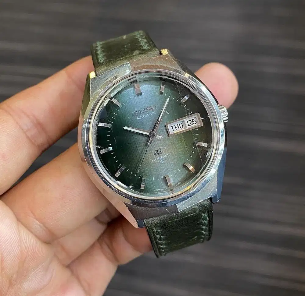 Seiko GS / Grand Seiko Green Vignette Dial Ref. 6146-8050