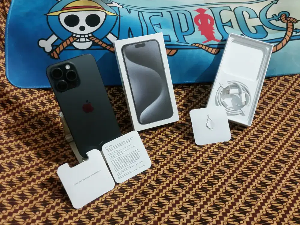 IPHONE 15 PRO MAX 256GB TITANIUM BLUE IBOX LENGKAP OEM NO MINUS BS TT