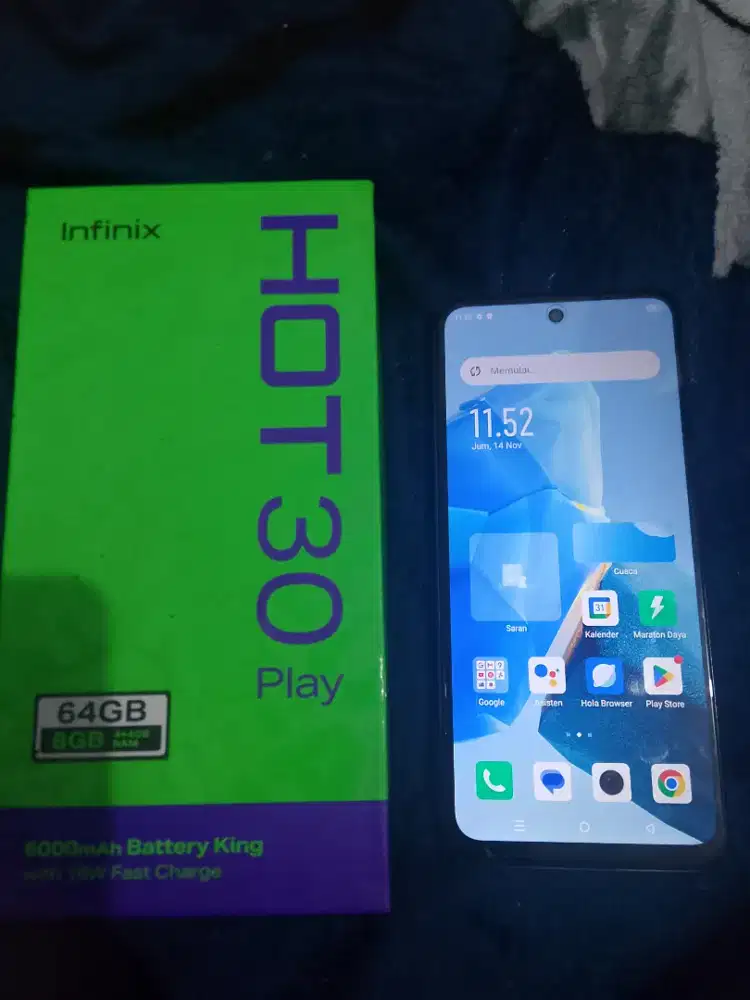 Hp Infinix hot 30 play Ram 4+4/64 GB