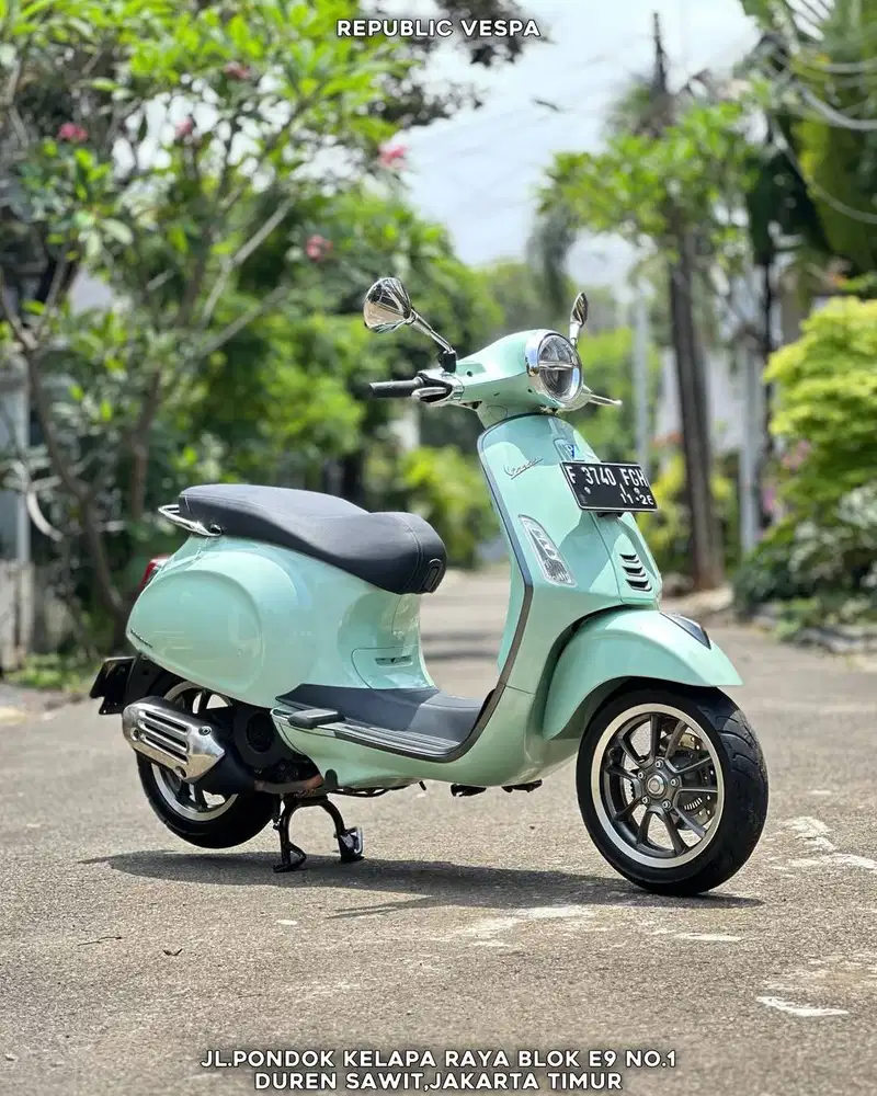 DIJUAL CEPAT PIAGGIO VESPA PRIMAVERA S150 IGET ABS TH 2021 GREEN