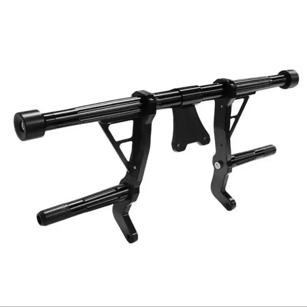 Engine Guard Crash Bar Harley Touring Billet Black Bagger Road Glide