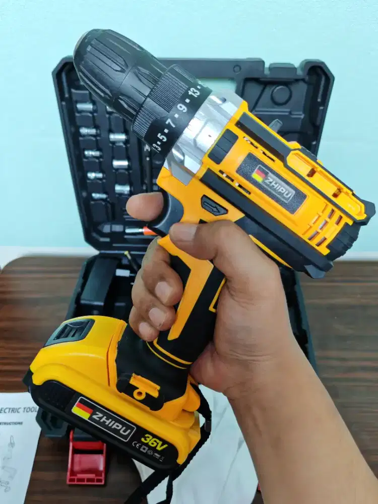 ZHIPU Mesin Bor Listrik Impact 36V Cordless
