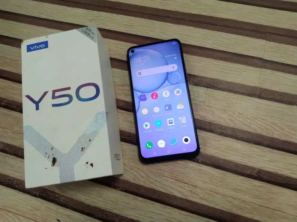 Vivo Y 50 Ram 8/128 lengkap