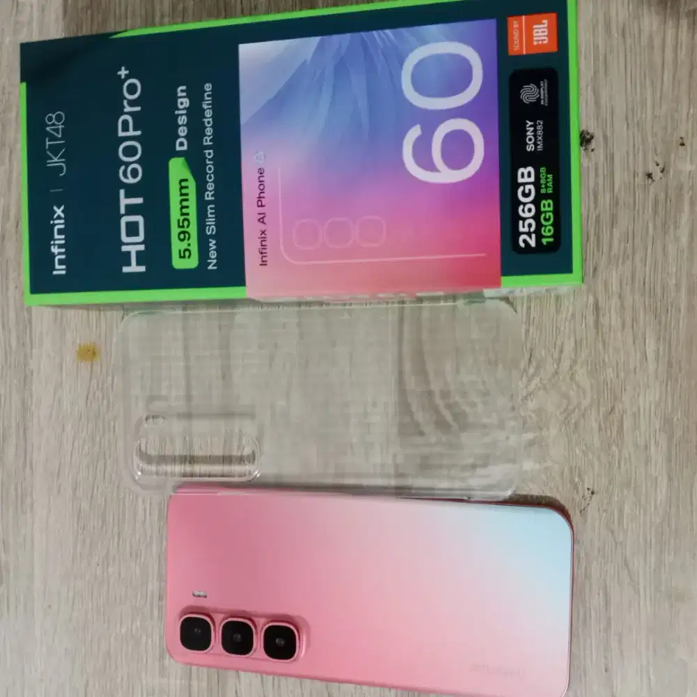 Infinix hot 60 pro plus 8+8/256gb fullset mulus garansi panjang