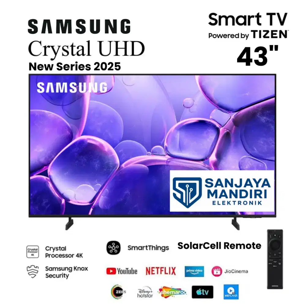 SAMSUNG 43U8000F Crystal UHD 4K Smart TV 43 Inch  TizenOS GaransiResmi