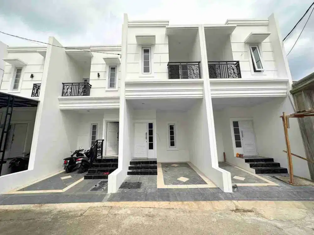 Rumah Baru Di Ciracas Murah (G.peso) Dekat LRT & Tol Pasar rebo, Cluster di Jakarta Timur