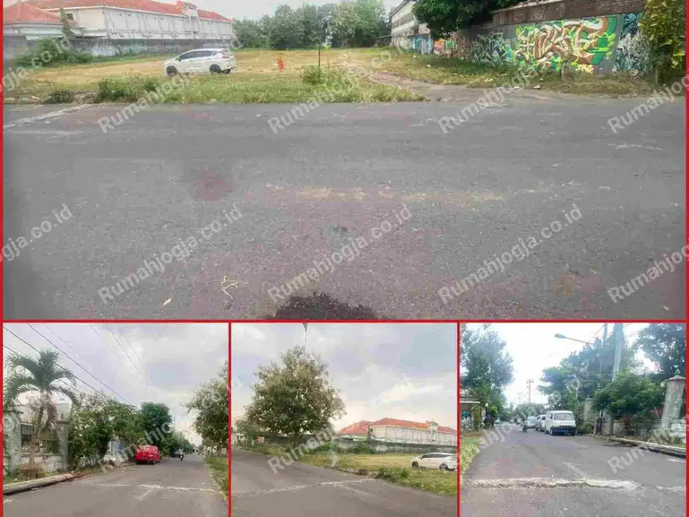 tanah pinggir jalan utama Umbulharjo strategis