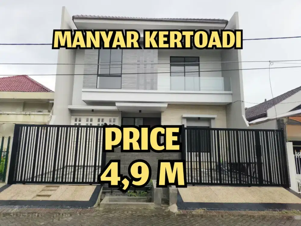 ‼️TURUN HARGA‼️BARU GRESS RUMAH MEWAH MANYAR KERTOADI DHARMAHUSADA KLAMPIS. SELANGKAH RAYA MERR, ITS, KERTAJAYA, Dsb