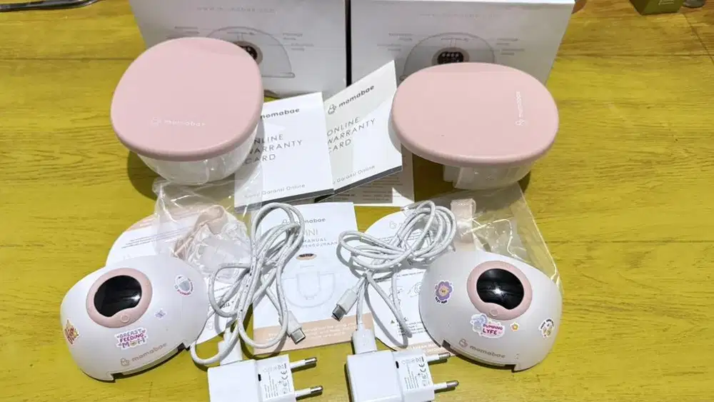 Preloved Pompa Asi Merk Momabae Omni + Free botol BSU kaca