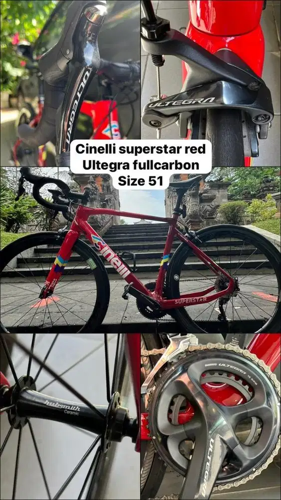 Roadbike cinelli superstar red