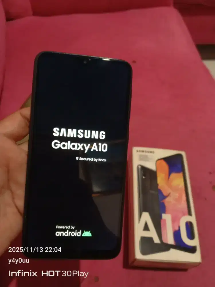 Samsung A10 ram 3 kondisi normal gda minus