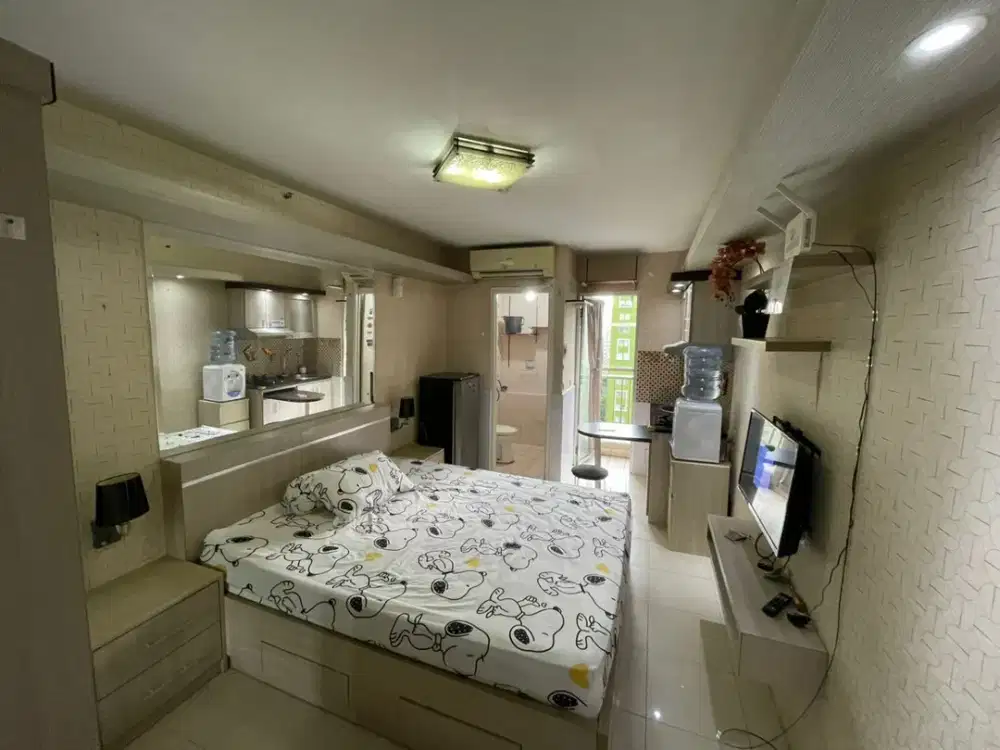 DIJUAL Apartemen Kalibata Tower PALEM Studio Furnished view POOL - SHM