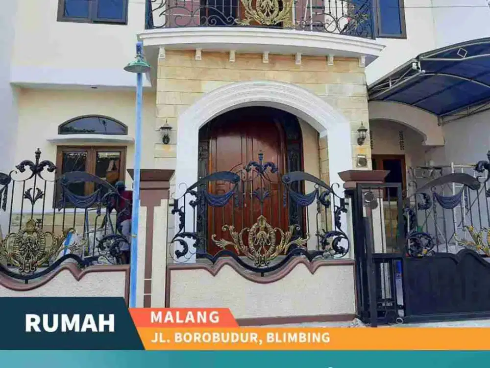 DISEWAKAN RUMAH CANTIK + FURNISH AREA BOROBUDUR BLIMBING - MALANG