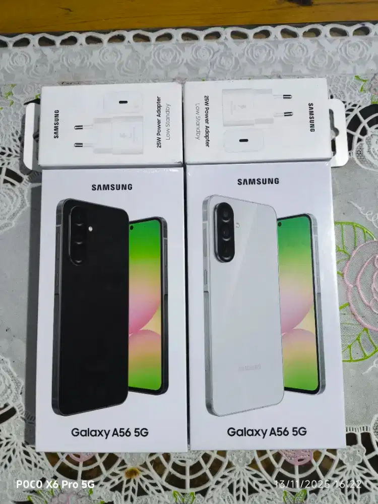 Samsung a56 5G 8/256 free adapter baru dan segel murah