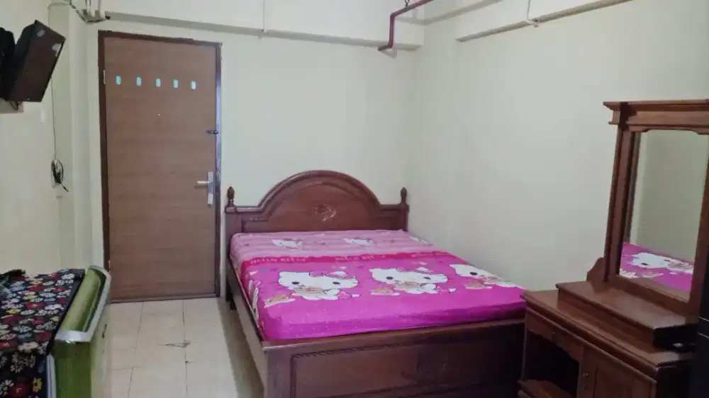 Disewakan murah OWNER apartemen green park view studio furnish E lt.10