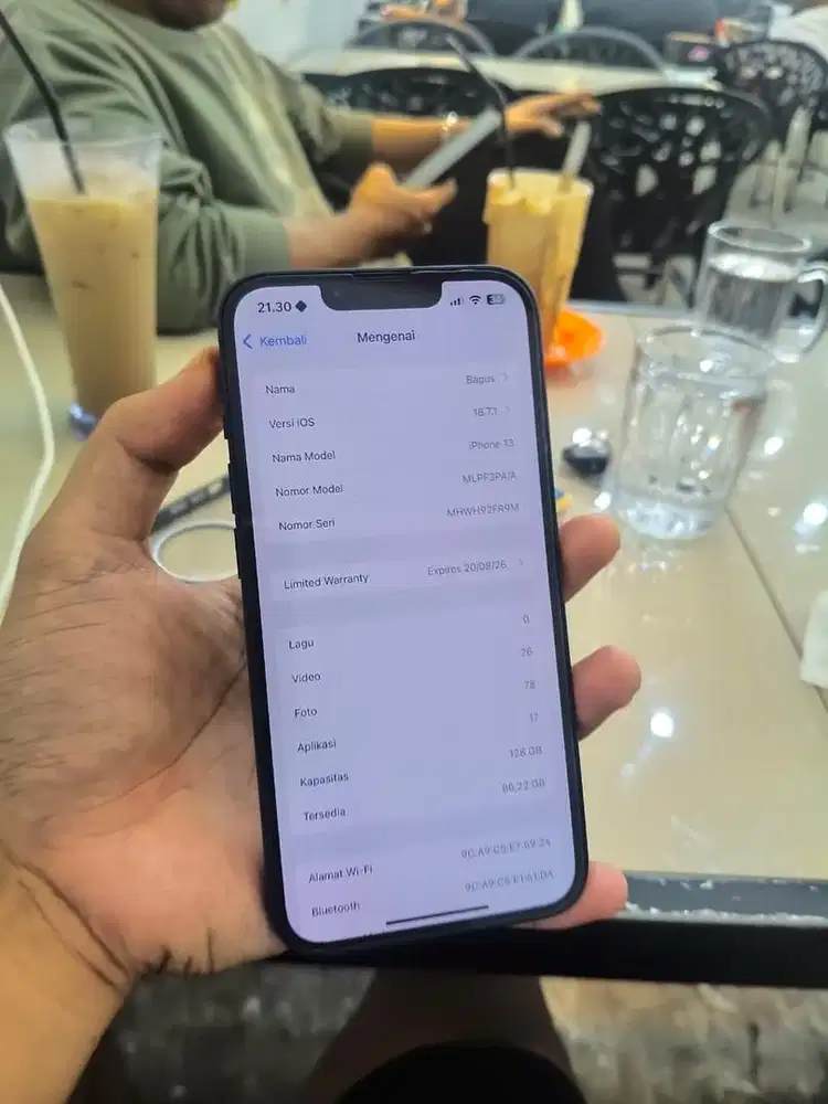 IPHONE 13 128GB RESMI INDONESIA PA/A