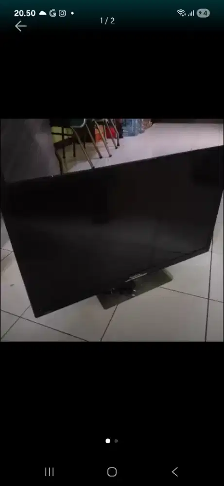 Tv merk aqua kondosi mati