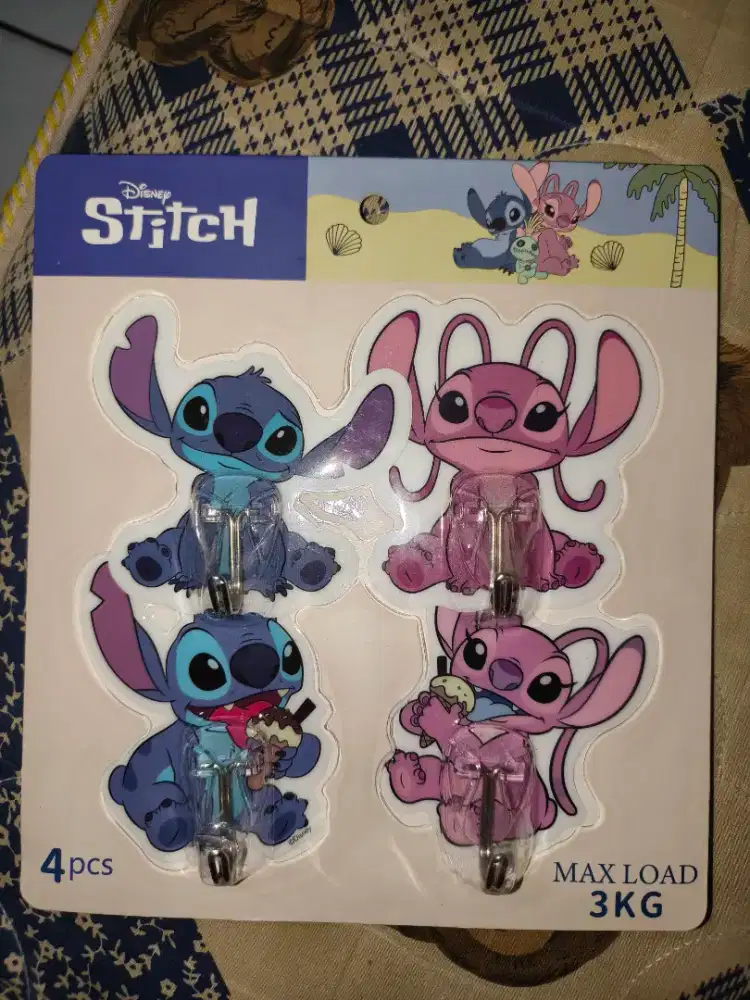 Gantungan dinding stich & Angel OFFICIAL DISNEY!!! -HSC2025
