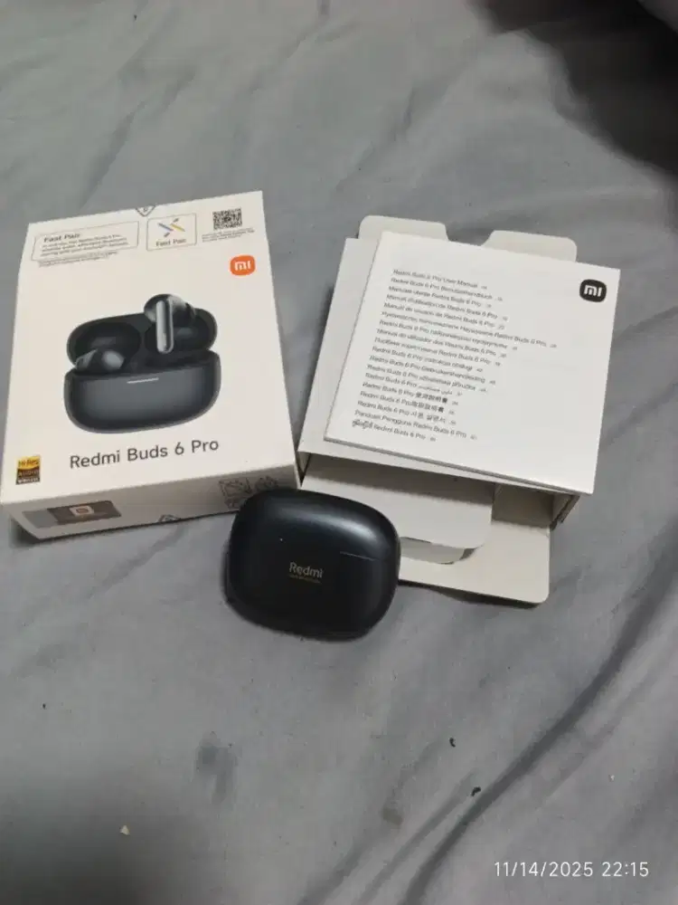 Redmi earbuds 6 pro. Baru buka tanggal 14 November 2025.