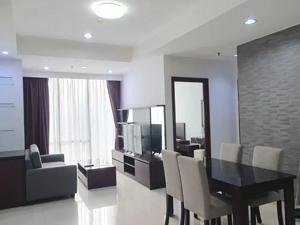 FOR RENT / FOR SALE Apartment Denpasar Residence Kuningan City 2BR 94sqm - Furnish Close to LRT MRT Busway Mall Ambasador Lotte Kokas