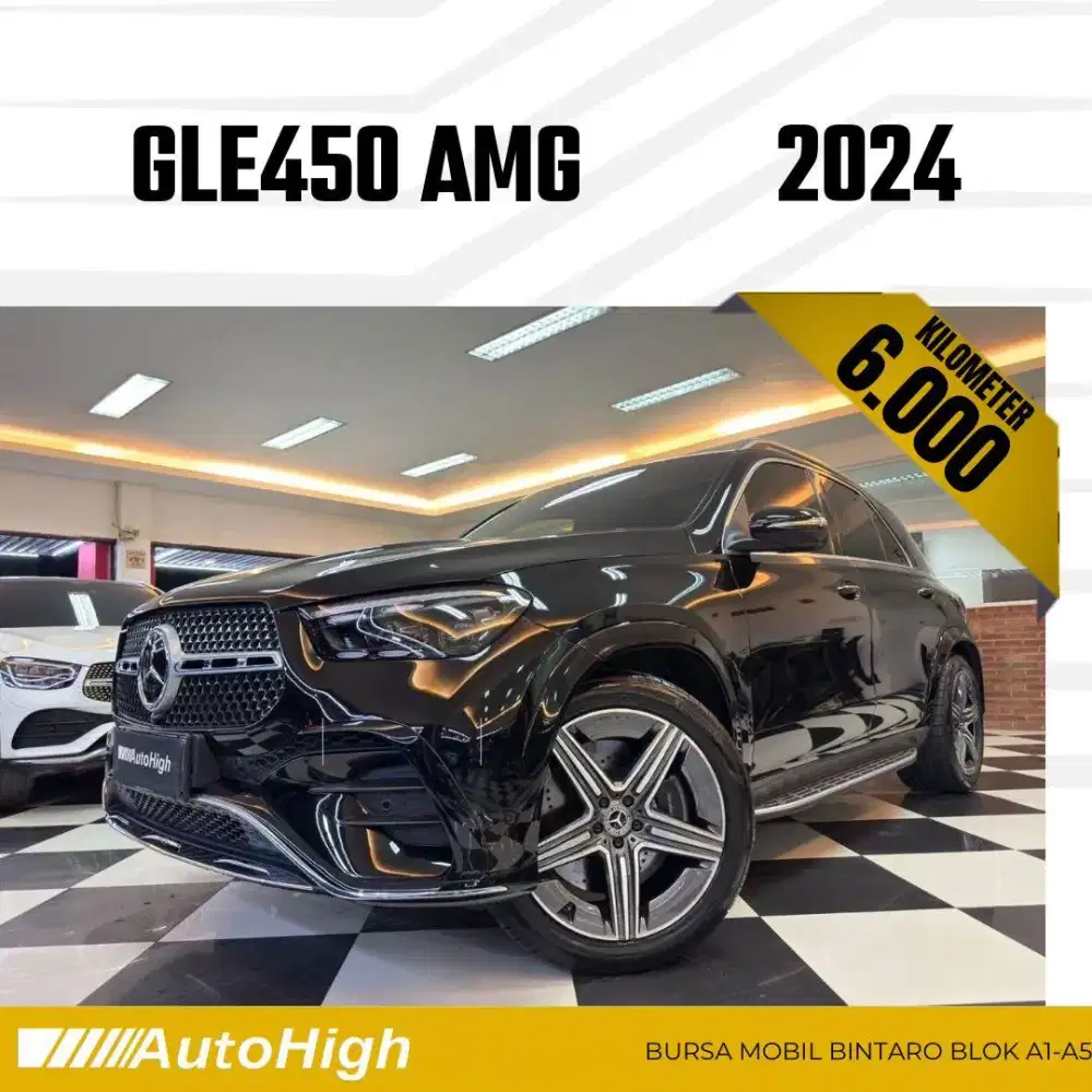DP10% [Km6.000] GLE450 AMG 2024 Black / GLE 450 Reg 2025 #AUTOHIGH