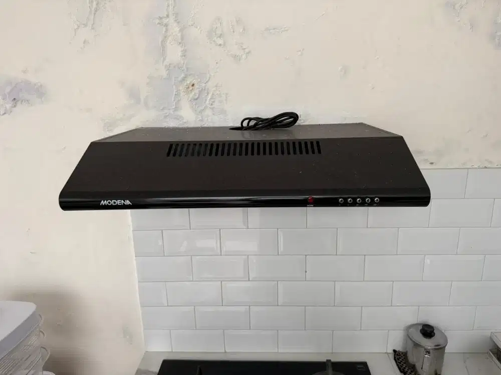 Kompor tanam modena set slim cooker hood