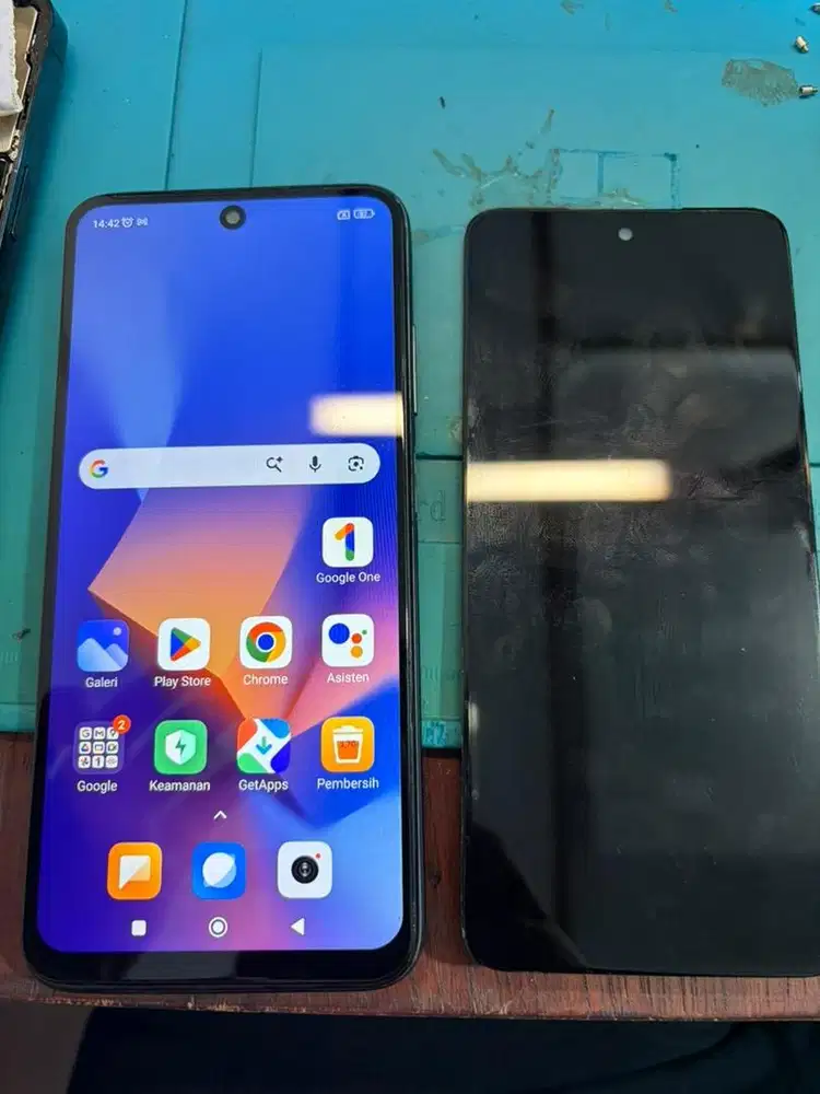 Ganti lcd redmi note 10 2022 4g.