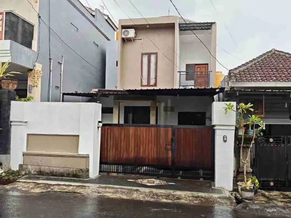 Buc rumah msh baru 2lt 160m2 4kamar kusuma bangsa denbar jl8mtr aspal