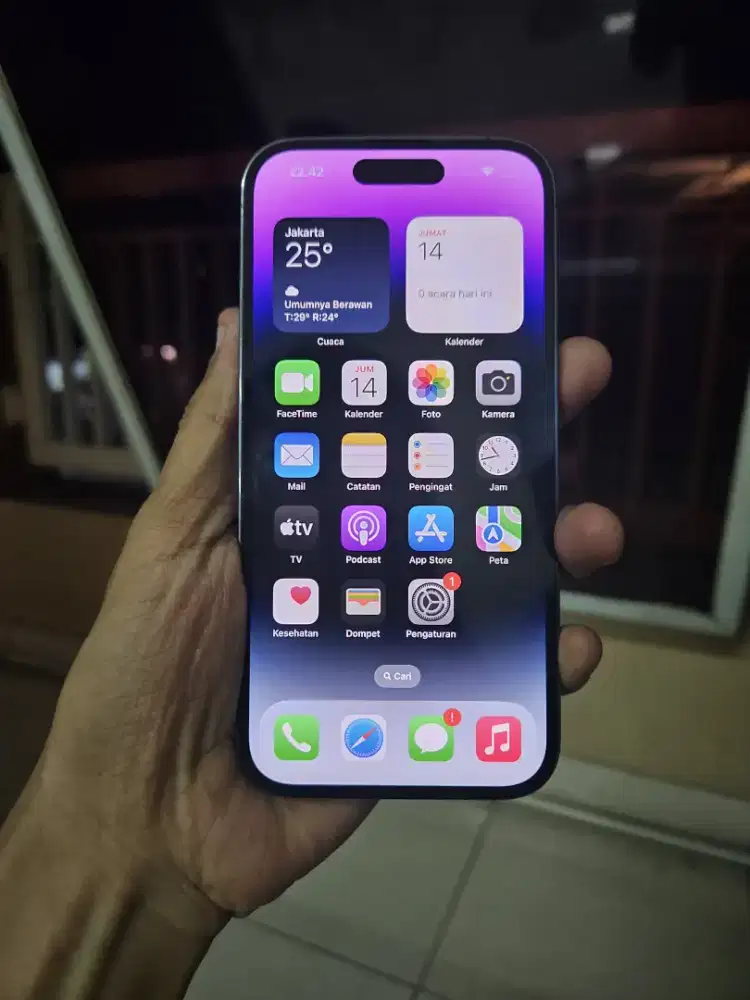 IPHONE 14 PRO 128GB IBOX UNIT ONLY MULUS