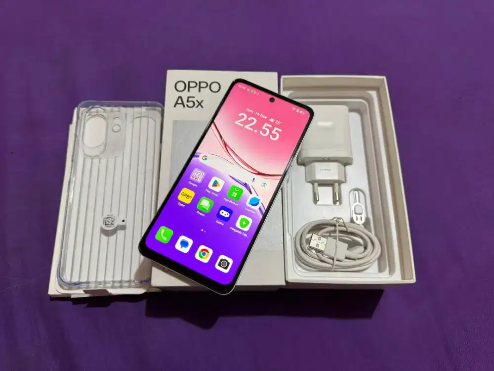 OPPO A5X Ram 4+4/128GB MULUS Like New baru 1bln Lok. PAMULANG UNPAM