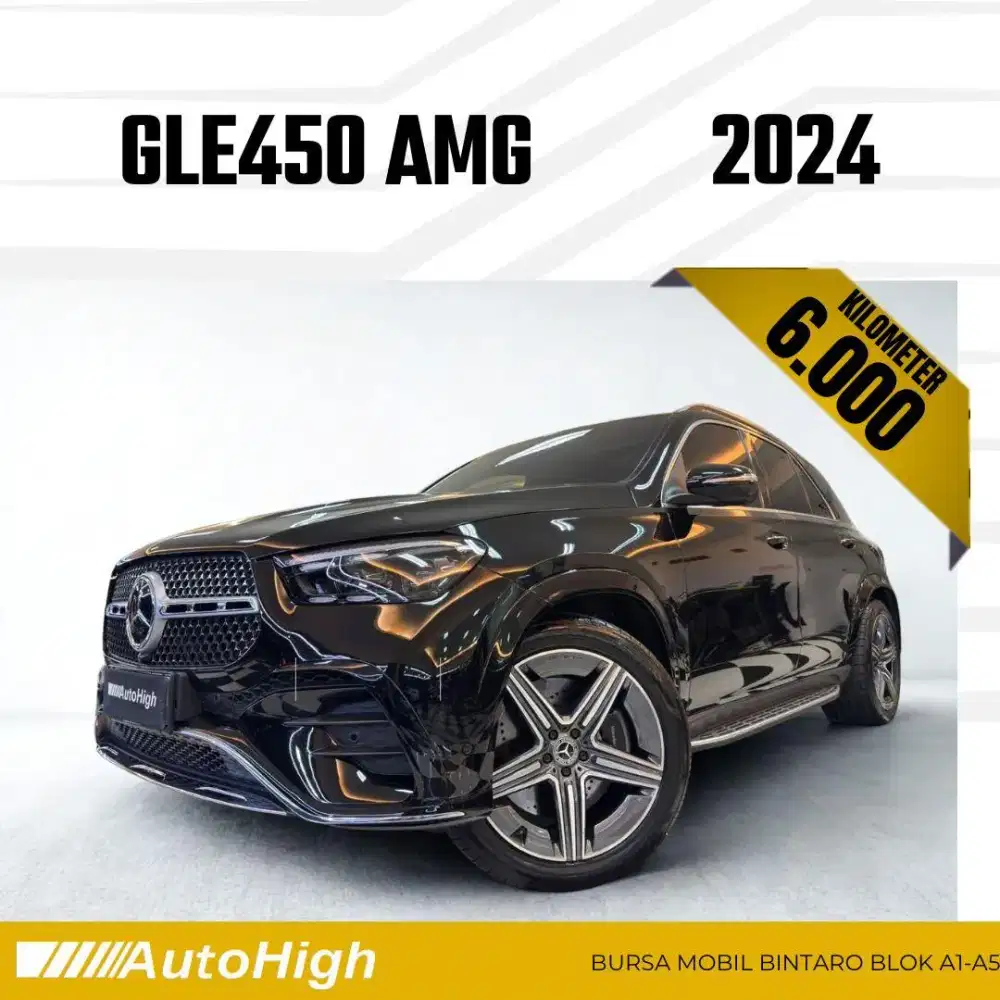 DP10% [Km6.000] GLE450 AMG 2024 Black / GLE 450 Reg 2025 #AUTOHIGH