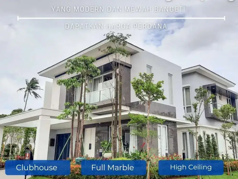 Rumah 2 Lantai di Gading Serpong Premium High Tech Luas Plus Solar Panel