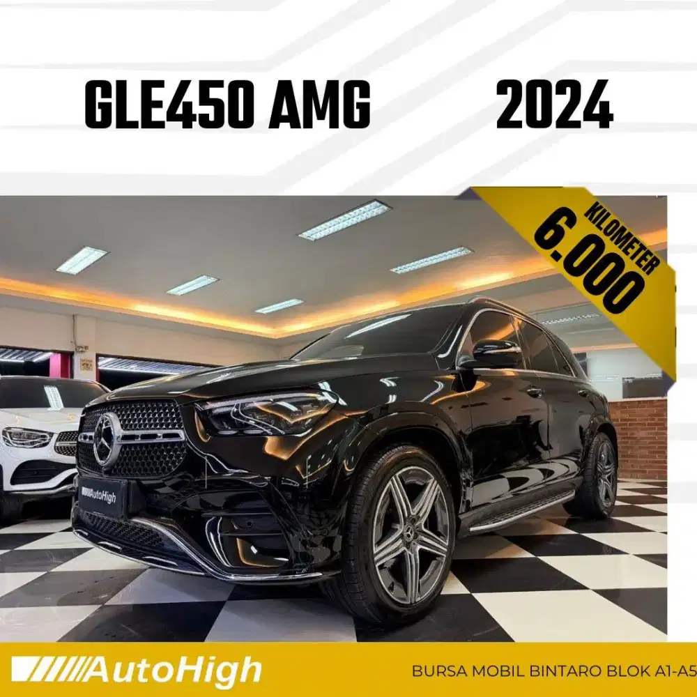 DP10% [Km6.000] GLE450 AMG 2024 Black / GLE 450 Reg 2023 #AUTOHIGH