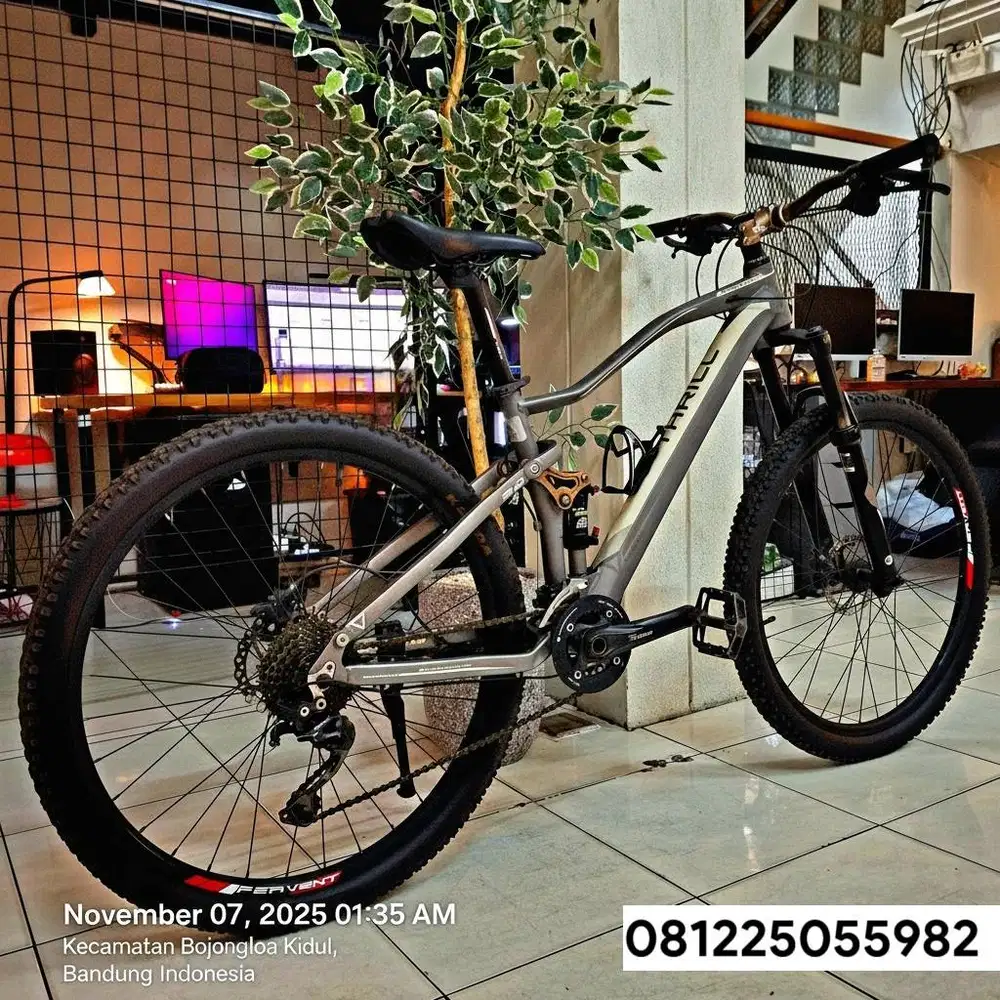 MTB Thrill Fervent T120 3.0 27.5 Full Shimano Deore Mulus Ban baru
