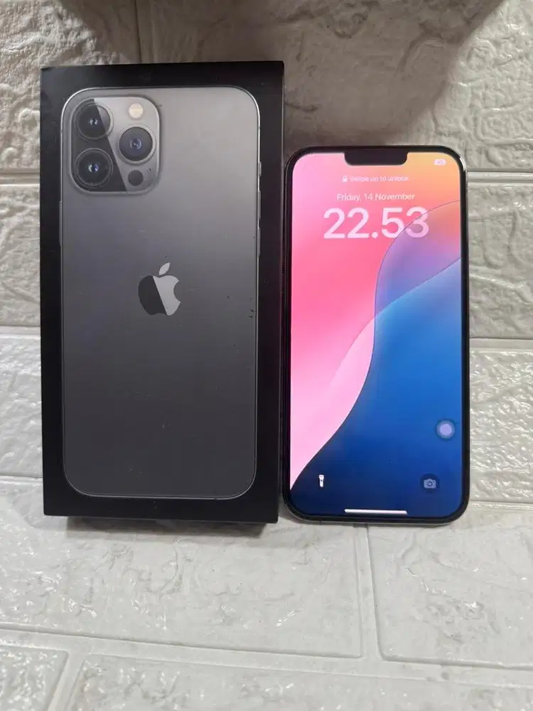 Iphone 13 pro max 256 Gb ibox mulus pemakaian pribadi bh 84