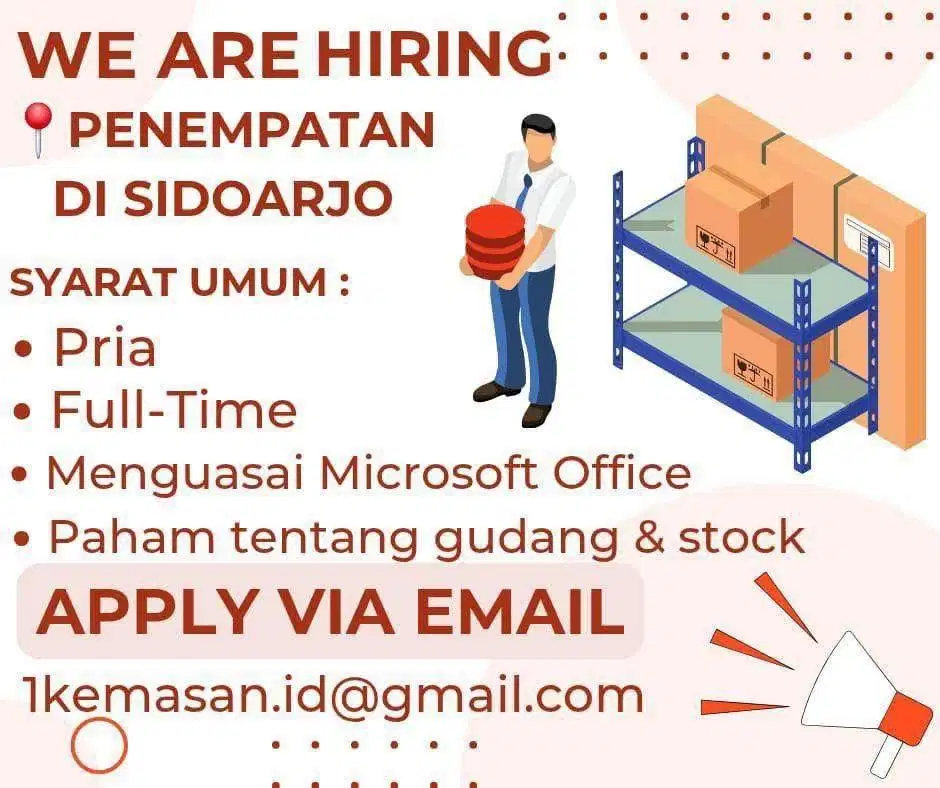 LOWONGAN KERJA SIDOARJO