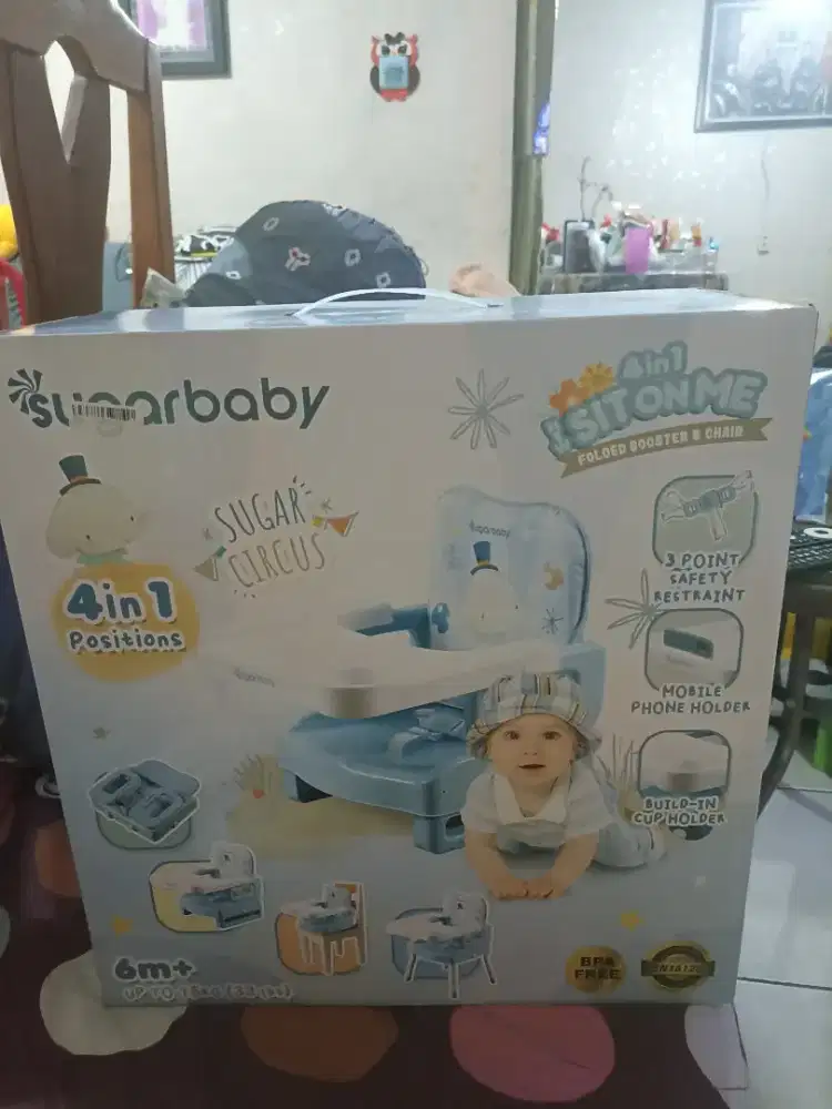 Folded booster & chair