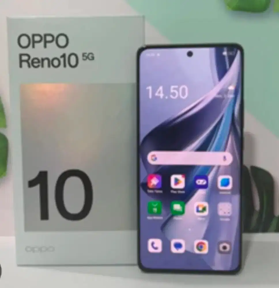 Murah hp Oppo Reno 10 5G 8/256 LKP mulus, bs TT