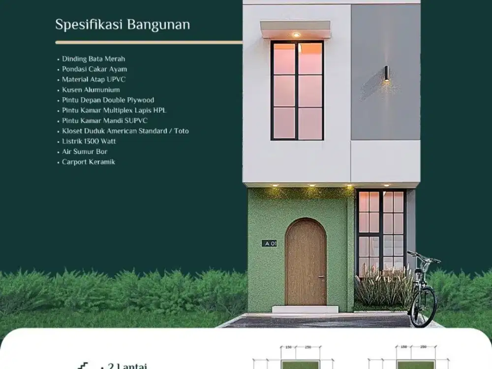 Teras Madina Cibubur Type Sukari_Hunian Islami- Harmonis di Bogor