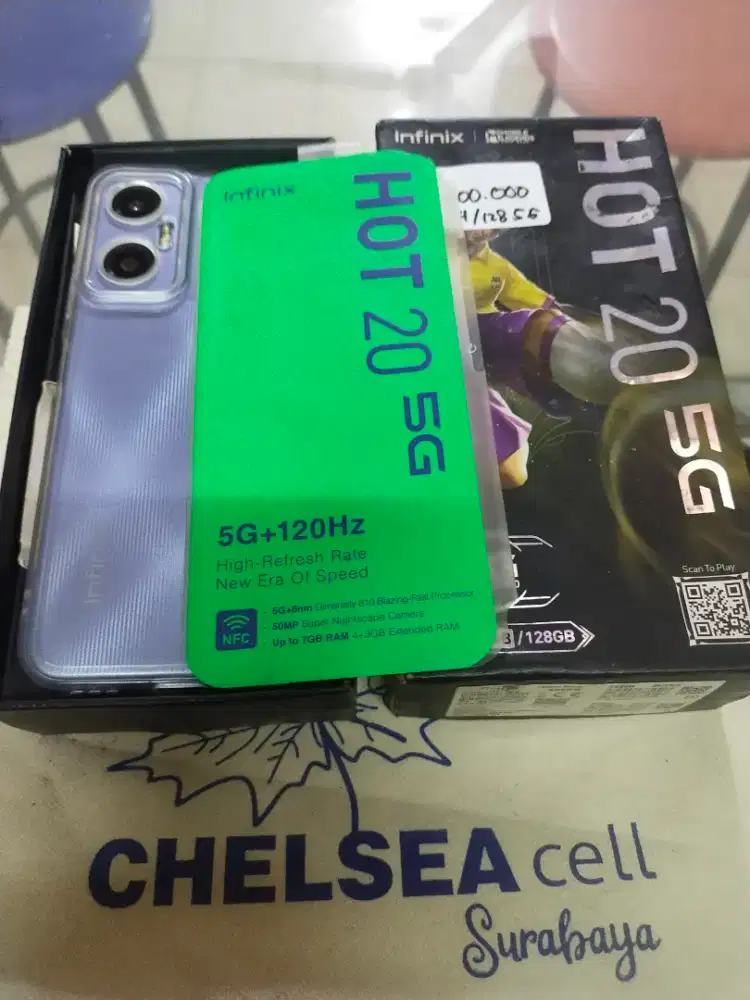 Murah hp infinix hot 20 5G 4+3/128 LKP, bs TT