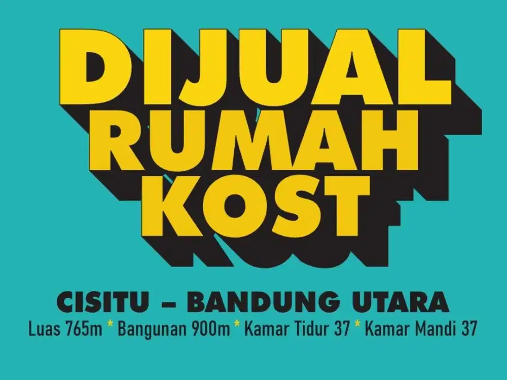 JUAL KOST ADA POOL MURAH DI, CISITU, DAGO, DIPATIUKUR, TUBAGUSISMAIL, COBLONG, BANDUNG UTARA,