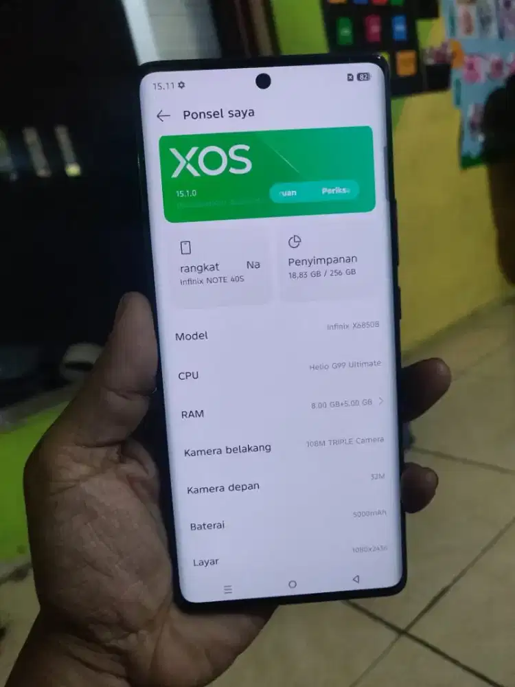 Infinix note 40s 8/256