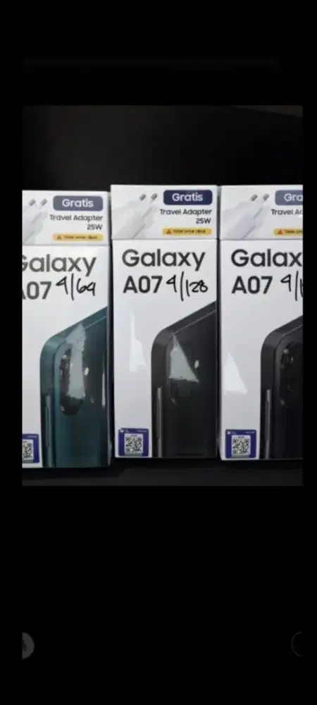 Samsung galaxy A07 ram 6gb 128gb dan4/64 resmi