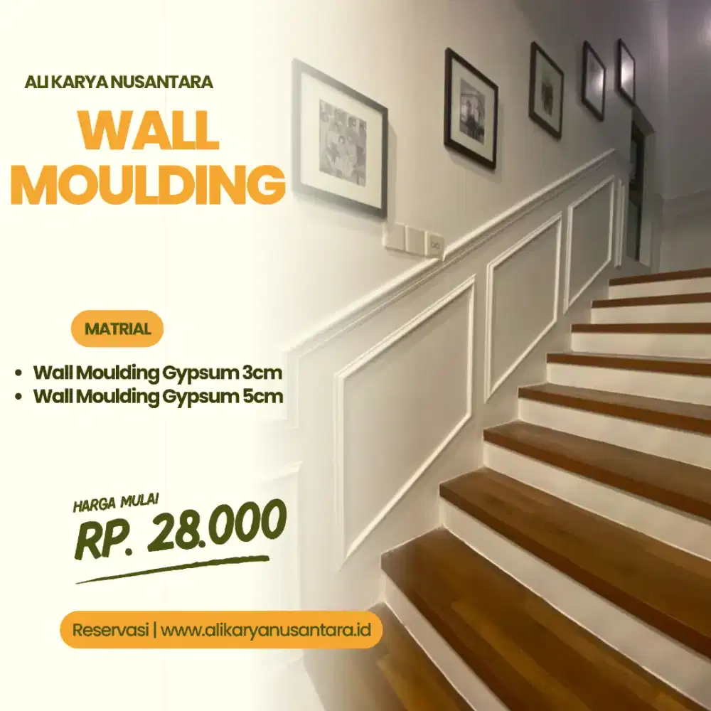 Jasa Wall Moulding - Harga Pasang Per Meter
