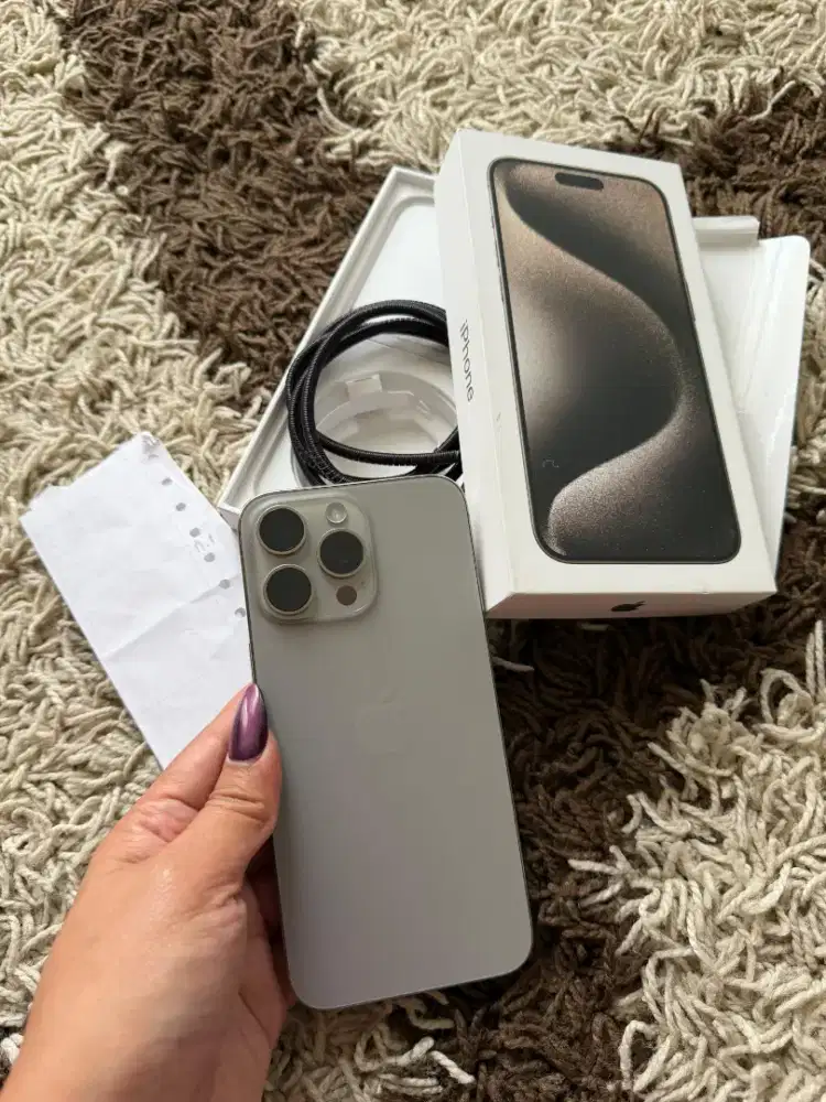 IPHONE 15PROMAX NATURAL TITANIUM BH 93%